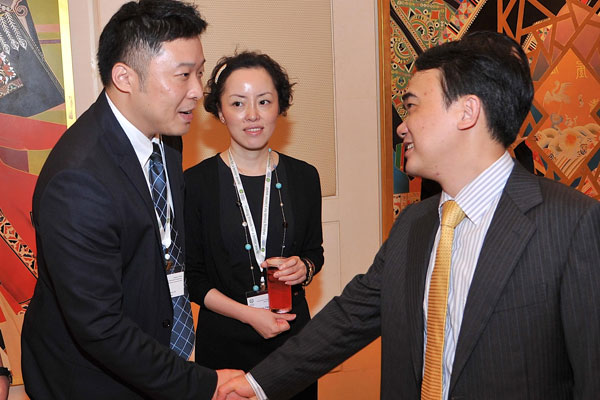 Appointment Ceremony: The Chinese Embassy’s Counsellor Lin Xianjiang (right) also graced the eighth run of our YBA programme.