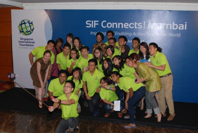 Last item off the must do checklist for our young entrepreneurs - A selfie group shot! Capturing the friendships forged between our international 2014 YSE participants over the week-long study trip in Mumbai.