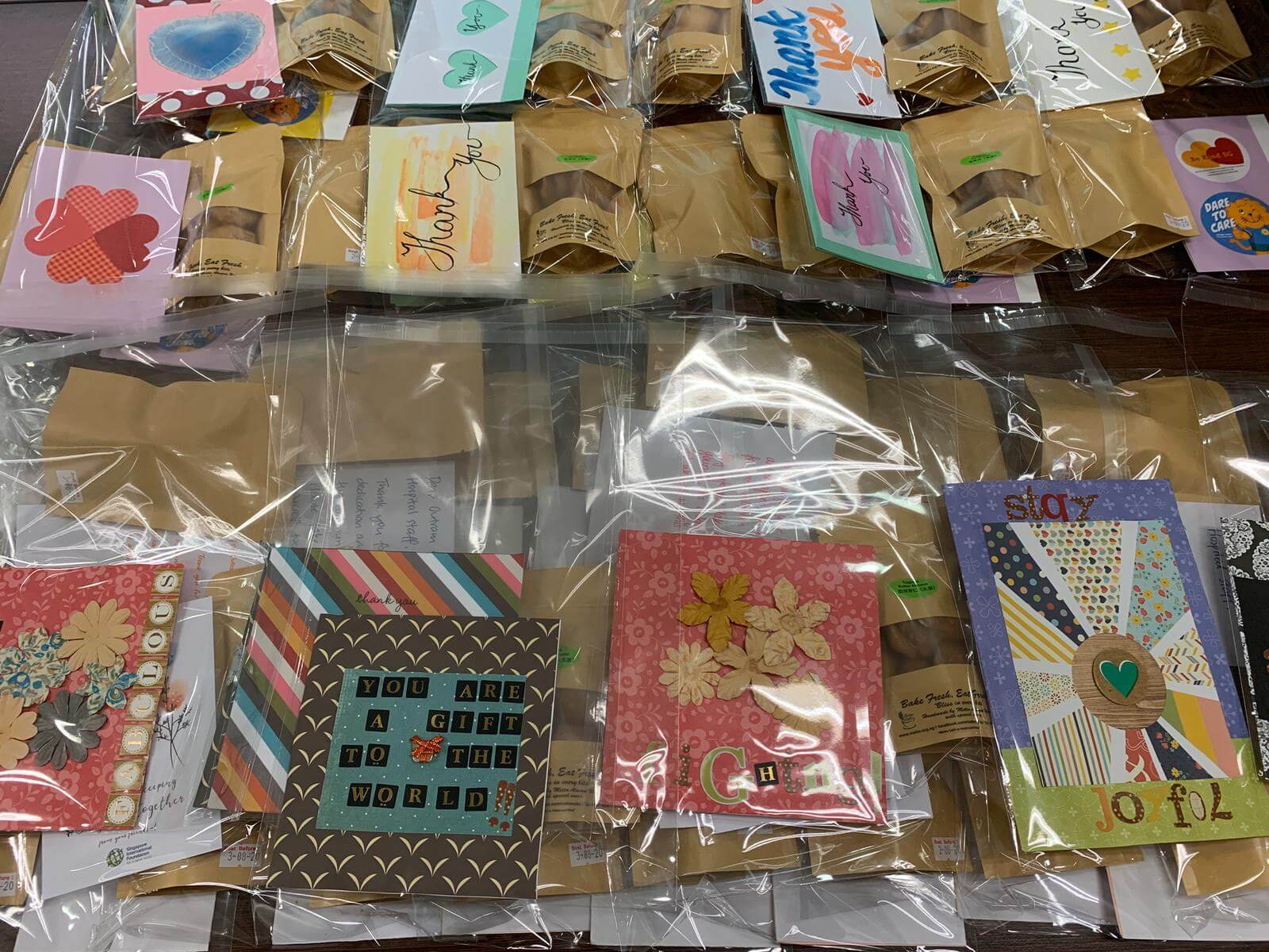 500 Appreciation Cards, 500 Care Packets, One Big-hearted Community - An Arts For Good (A4G) Initiative For Outram Community Hospital
