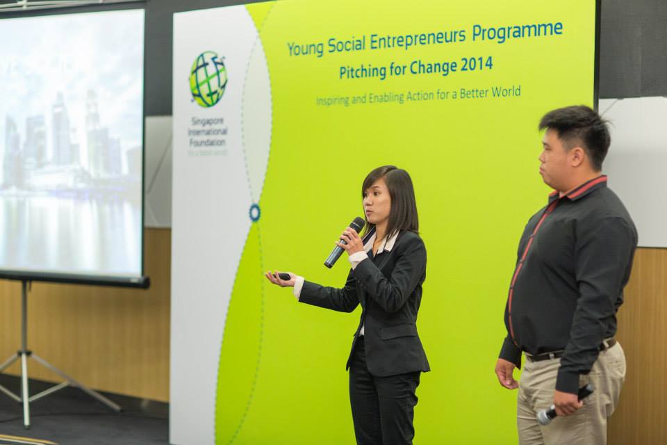 “The YSE programme has connected us to friends who are all striving towards the common goal of social good,” shared Singaporean Debra Lam, 20, of Society Staples, one of the four winning teams at the Young Social Entrepreneurs: Pitching for Change. With her is Ryan Ng and together they have secured S$10,000 to set up Singapore's first all-inclusive gym, regardless of (dis)abilities.