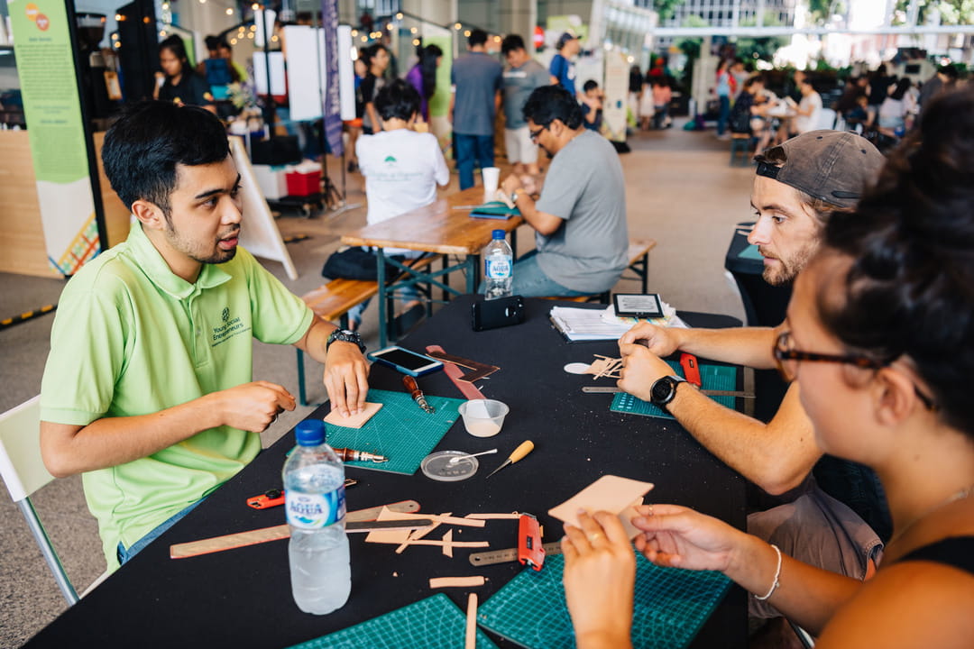Besides showcasing their products and services, several of the social enterprises at the Bazaar took the opportunity to run workshops to raise awareness about the work they do. 