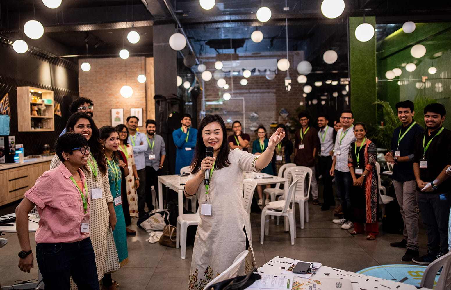 Coming from eight different cities across India, the YSEs kickstarted their two-day workshop of learning and networking with a round of icebreaker games to get to know their fellow changemakers. 