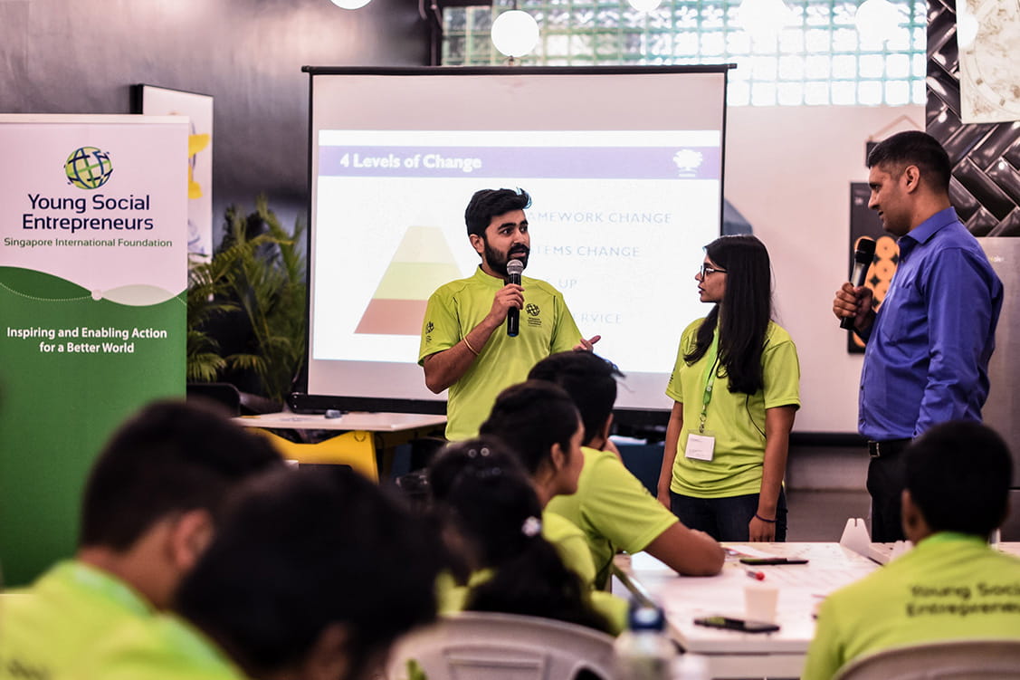 How do you scale the impact of your social enteprise to create meaningful systems and framework change? Yashveer Singh, Director of Youth Venture from Ashoka India (right) inspired and prompted the YSEs to think beyond providing direct service to their beneficiaries to creating innovative solutions that empower structural changes. YSE Sumedha Rao from Sustainable Bangalore shared, "The best part of the YSE program is by far the opportunity to connect with like-minded people from all over the world and be ex