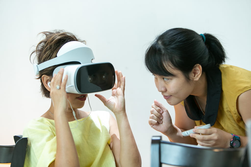 The key opinion leaders saw how SIF's award-winning digital storytelling arm, Our Better World, uses virtual reality to enable actual experience to inspire action for social good.