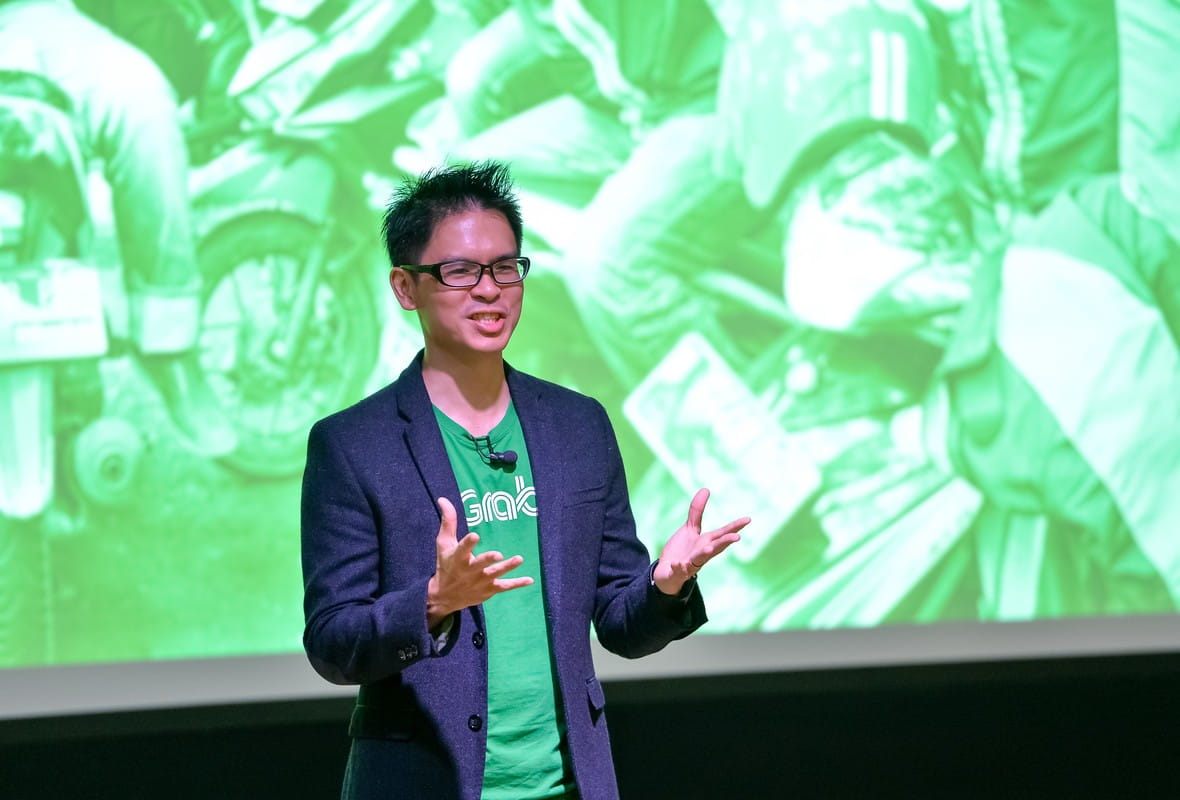 Head of Grab Singapore Kell Jay Lim, shared about the impact of Grab's work in ASEAN, where the innovation disruptions in connectivity have brought about convenience to improve people's lives.