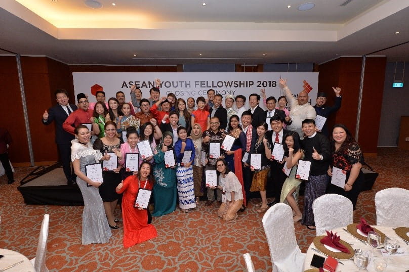 All smiles at the closing ceremony after the Fellows shared their insights from the week-long ASEAN Youth Fellowship