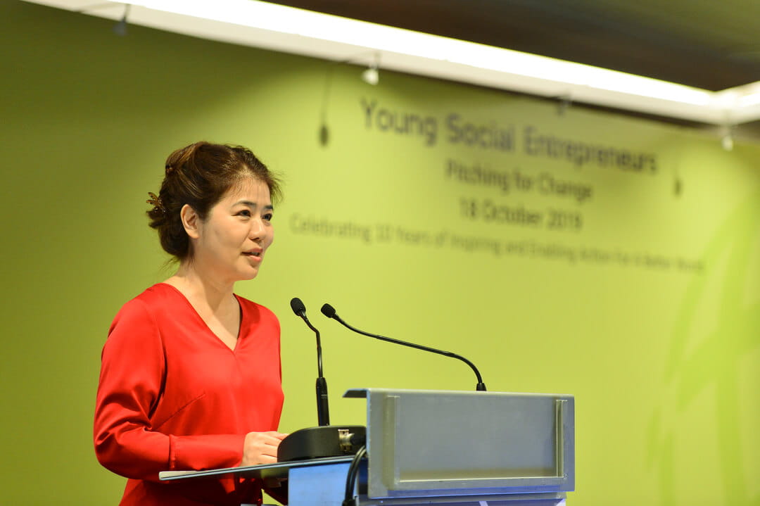 Jean Tan, SIF Executive Director, presents key findings of the YSE Impact Study.