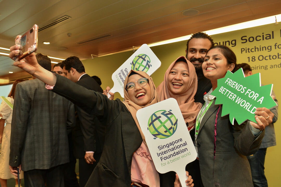 Members of WATTER from Indonesia and Parched Foodworks from India capture a special moment together before parting ways