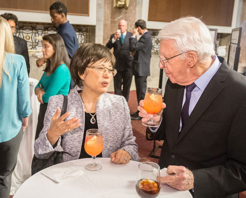 Singaporeans and FOS reconnecting over the reception that followed the dialogue on What’s next, Singapore?