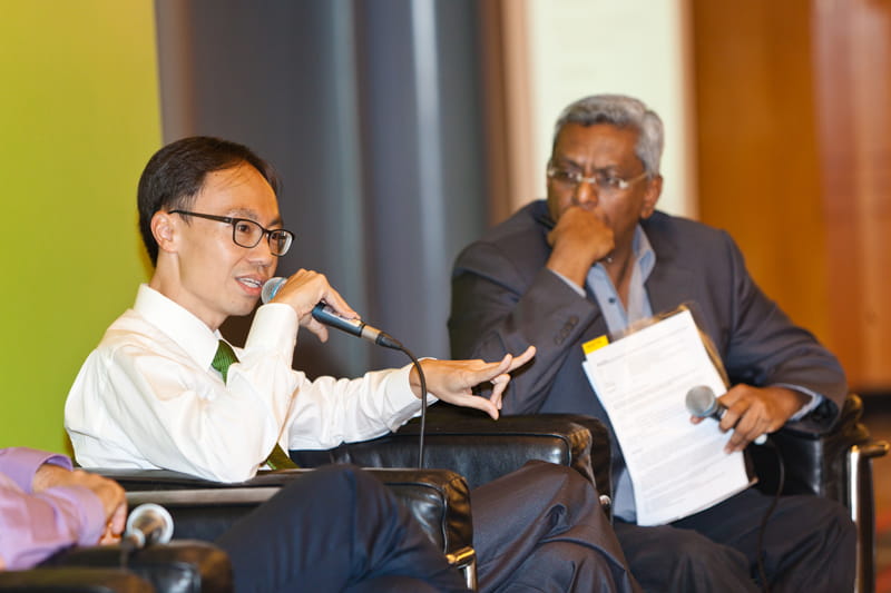 Mr Lim (left) believes that social media has empowered everyone to be an activist