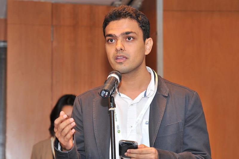 Past Ideas Forum panellist Mr Aseem Kumar Thakur, Co-Founder, Give.sg