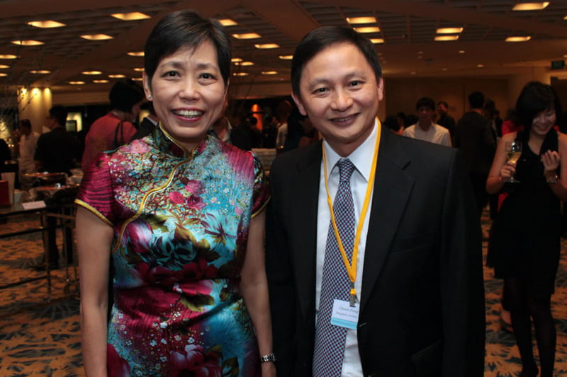 Ms Goh (pictured left) also added that "together, we effect positive change"