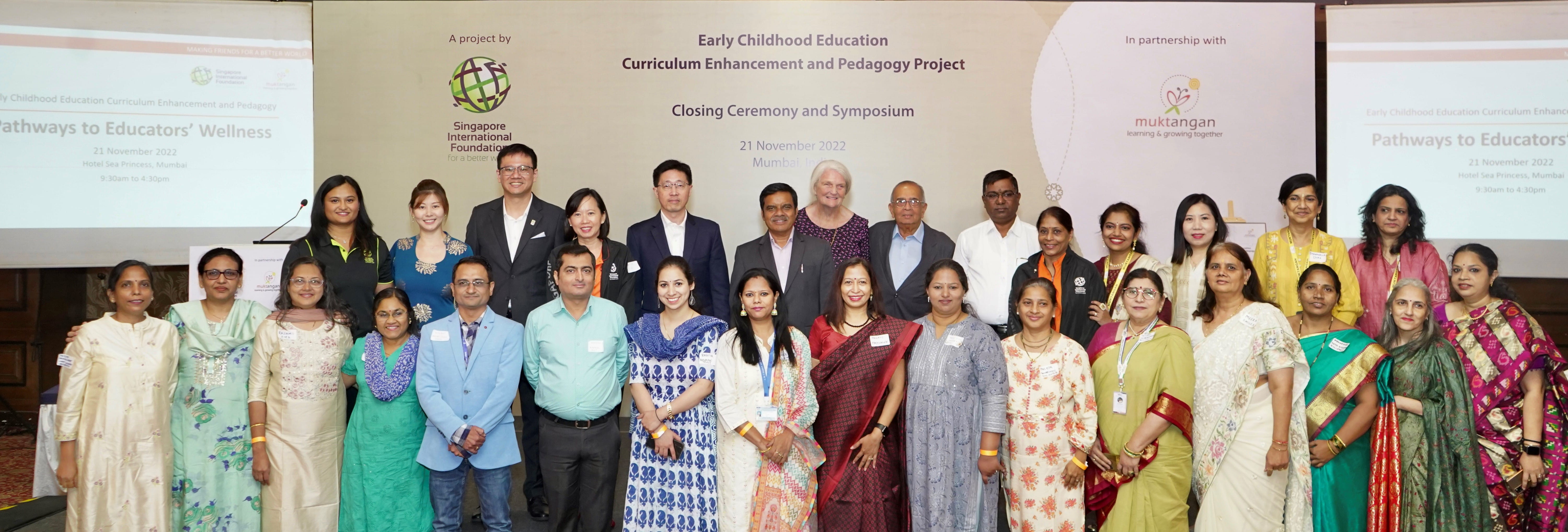 Educators from India and Singapore convened in Mumbai for a symposium and to mark the close of the Early Childhood Education Curriculum Enhancement and Pedagogy Project.