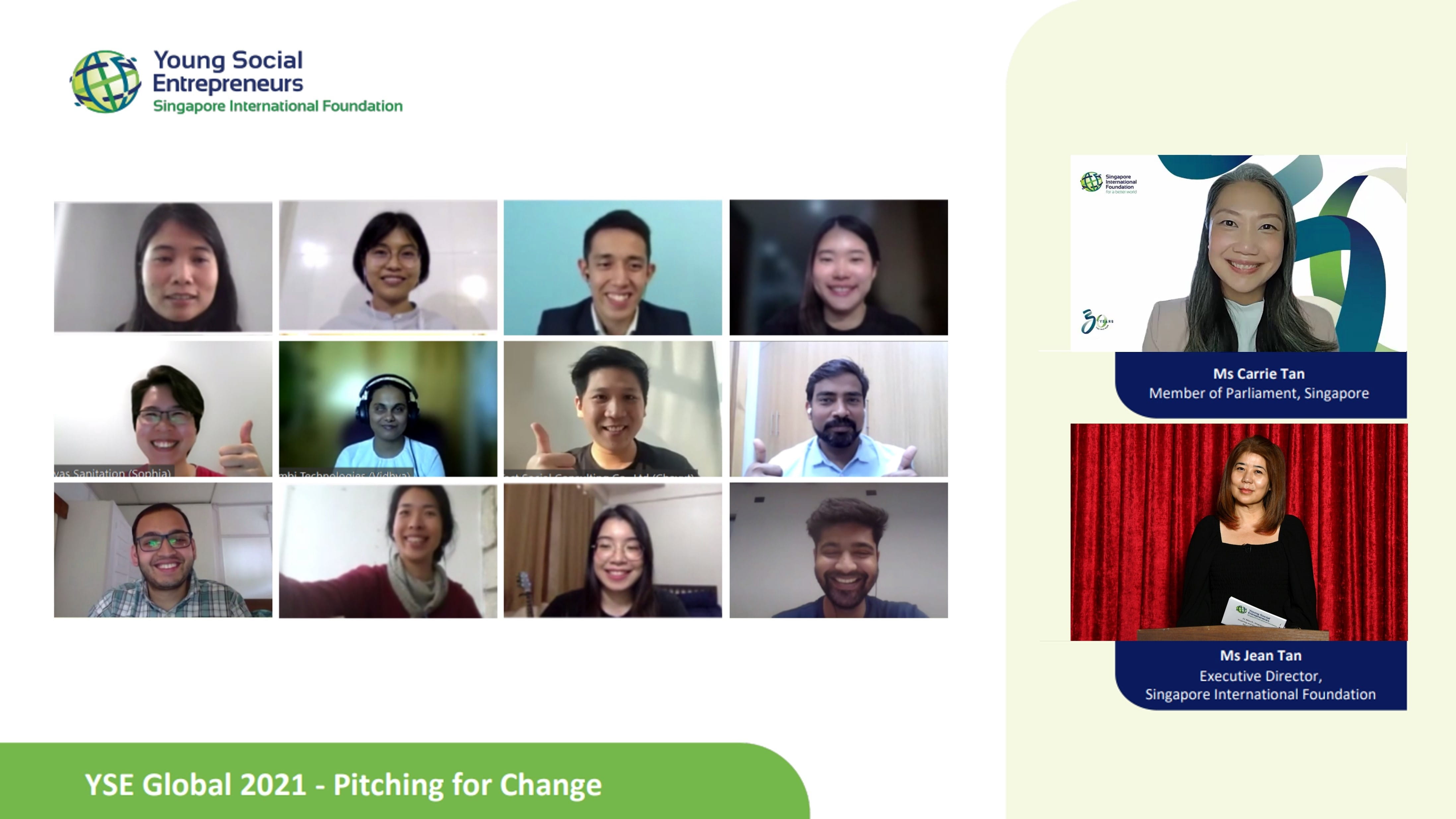 YSE pitching for change