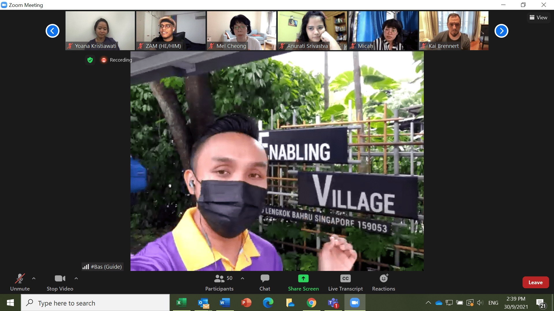 Fellows learned about various initiatives by the Enabling Village to address inclusivity for the differently-abled, including universal design, employment and employability.