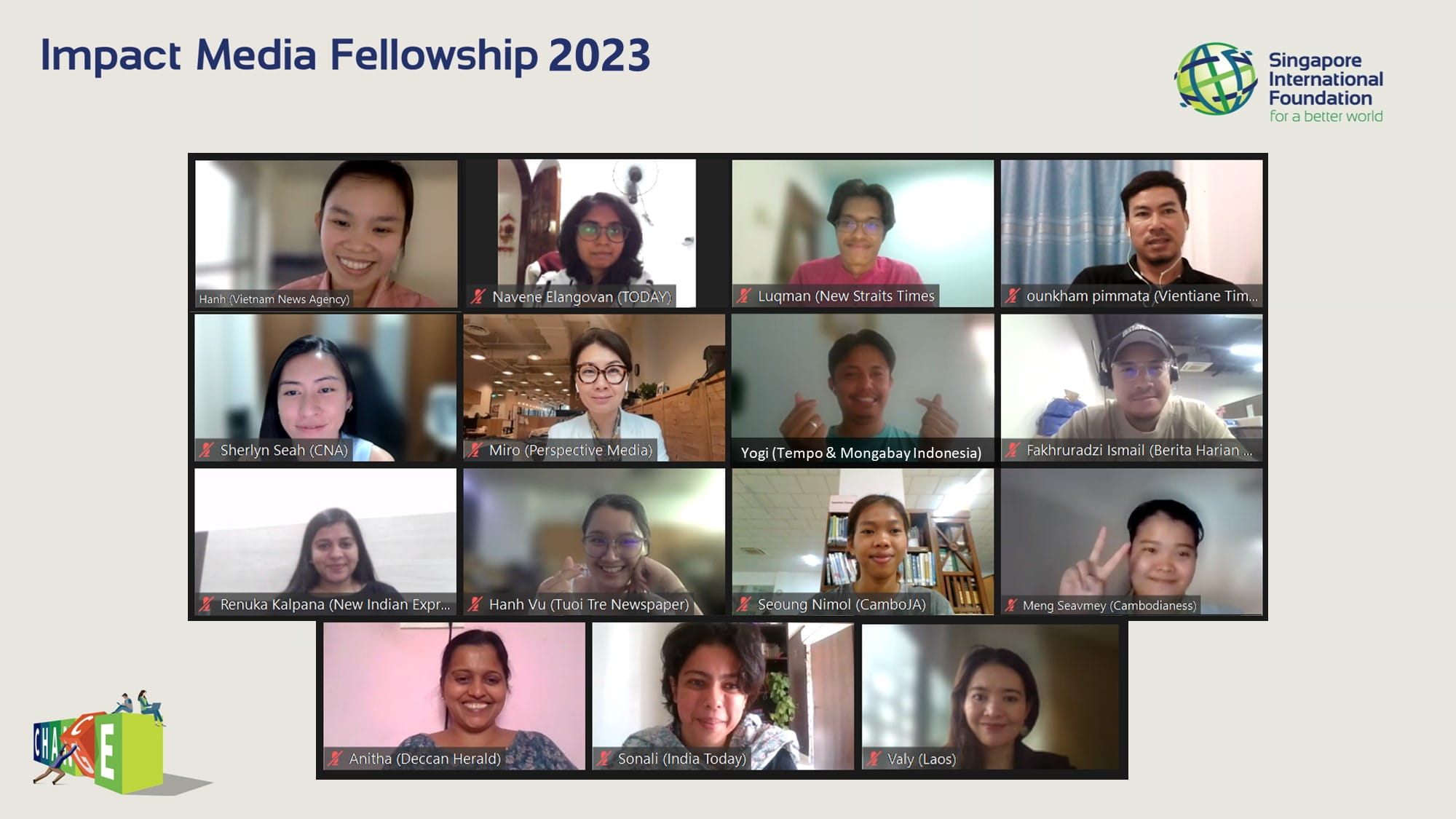 Impact Media Fellowship 2023 brought together a new cohort of 15 media changemakers from Cambodia, China, India, Indonesia, Laos, Malaysia, Singapore, and Vietnam.