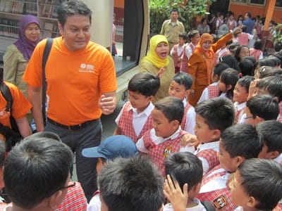 Our Words on Wheels project will reach out to an estimated 4,000 schoolchildren from 15 schools in Bandung over the coming three years.