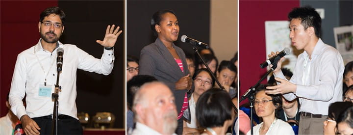 The panellists dialogued with a lively audience, who commented and raised questions on the role of corporations and social responsibility, growth and sustainability of social enterprises, and proposed new ideas and partnerships for a better world.