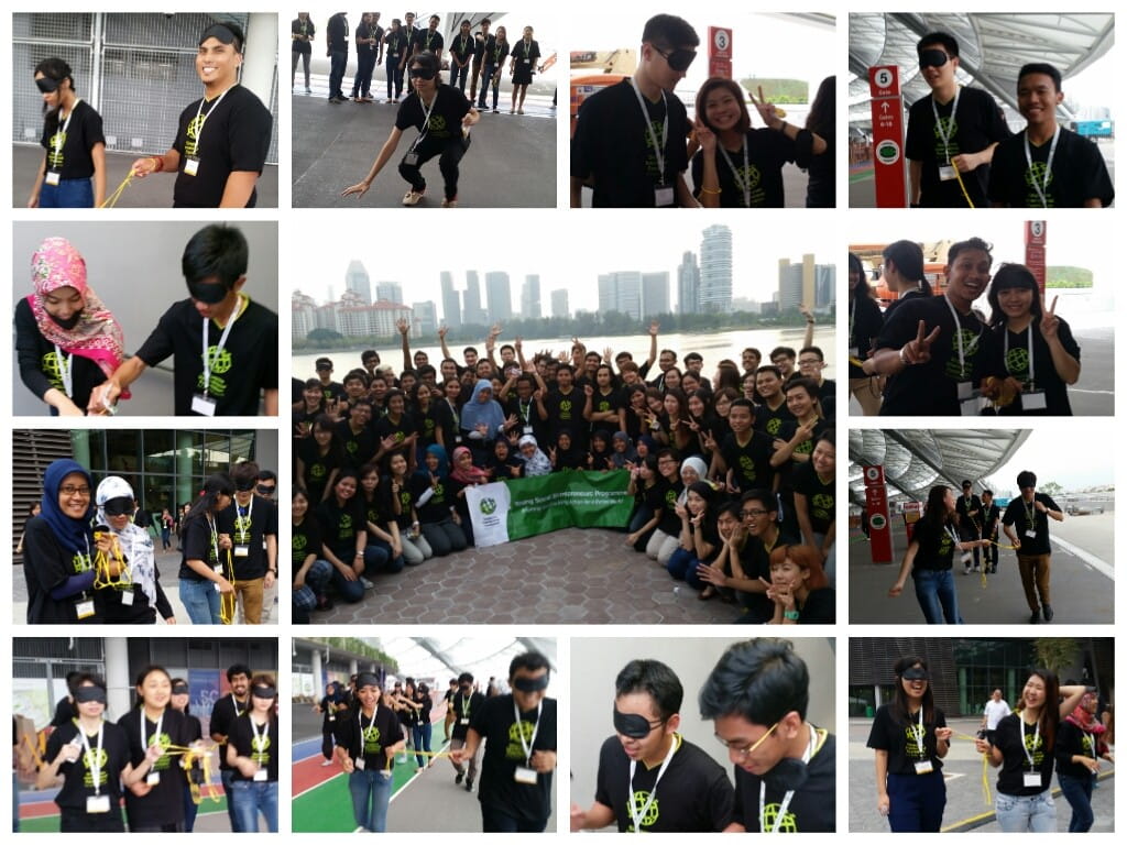 Going in blind and seeing the light: YSE 2015 participants on an experiential race to connect with the visually impaired community – an activity organised by YSE alumni Society Staples.