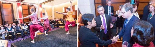 From left to right: Maya Dance Theatre from Singapore sharing a slice of Singapore culture through their performance, Path, which fuses traditional and contemporary dance forms together; Building friendships through cultural connections was the theme of the inaugural edition of SIF Connects! Washington.