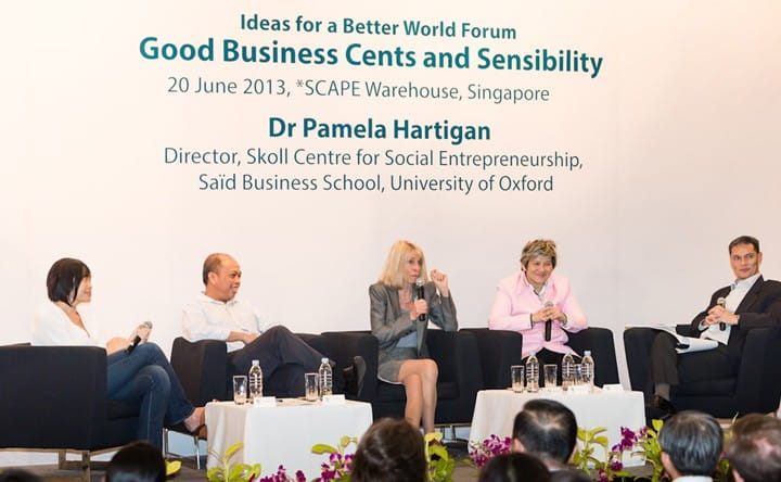 Dr Hartigan spoke about transforming capitalism for the future to a full house comprising social, corporate, diplomatic and academic personalities at *SCAPE Warehouse.
