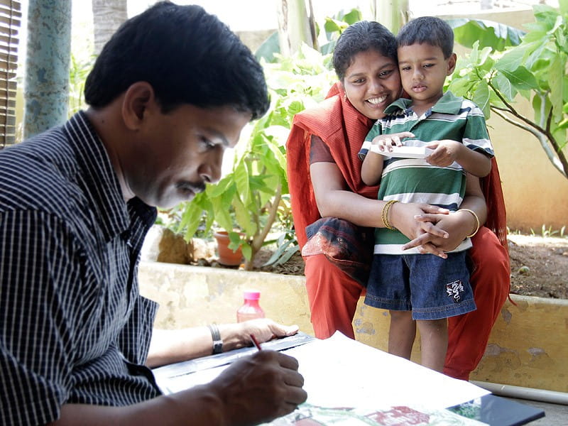 With her husband Jeyapaul Sunder Singh, Julie set up Buds of Christ in India in 2007 to advocate for protection, support and aid for marginalised children in Tamil Nadu’s Namakkal District.