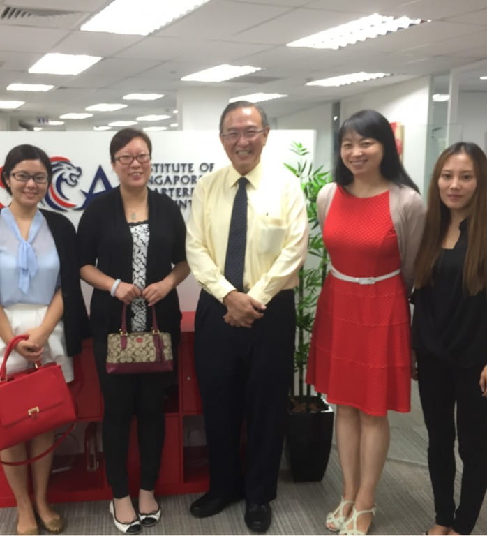 Meeting with “Mr Charity”, Mr Gerard Ee, Chancellor and Chairman of SIM University