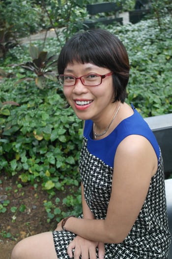 Ms Le Thi Thanh Ha, deputy director of Vietnamese NGO SCDI, visited SIF in September to learn about its volunteer management system.