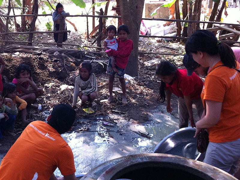 Children living in the rural areas of the developing countries like Kampong Speu in Cambodia always face the threat of diarrheal diseases.