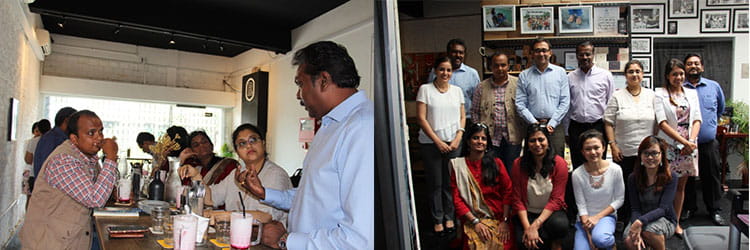 Lunch dialogue with SINDA on the self-help group’s efforts to uplift the Indian community in Singapore.