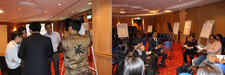 Participating in SIF’s YSE 2016 workshop during the ideas crowdsourcing brainstorming session and interviewing the shortlisted Indian teams.
