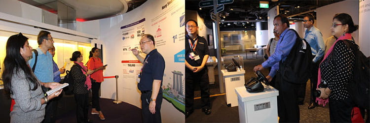 A Smart Nations’ tour of iExperience hosted by Infocomm Development Authority of Singapore to understand how Singapore enhances the lives of its people through technology – one example of which was an introduction into a futuristic simulation of driverless cars.