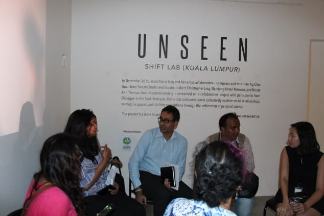Participation in yet another of SIF’s Arts for Good activities, Unseen: Shift Lab, where they were caught up in an engaging discussion with Alecia Neo, founder of Unseen Limited.